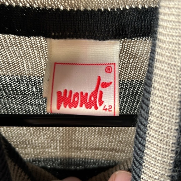 Vintage Turtleneck Striped Blouse Womens Large - Picture 2 of 4